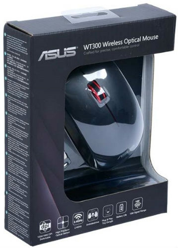 Мышь ASUS WT300 Black/Red (90XB0450-BMU000)