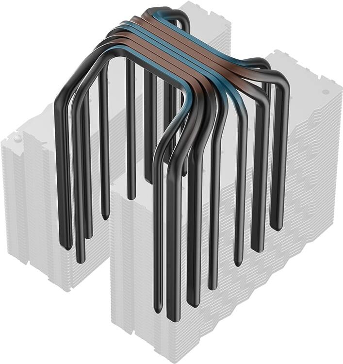 Кулер для процессора PCCooler RZ820 BK (RZ820-BKNWNX-GL)