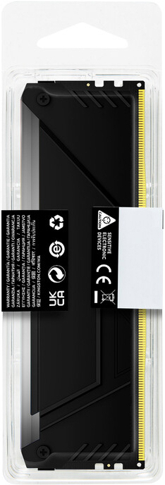 Оперативная память Kingston Fury Beast Black RGB XMP 16GB DDR4 (KF432C16BB2A/16)