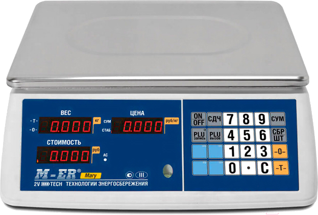 Весы торговые Mertech M-ER 223 AC-15.2 белый (3621)