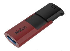 USB Flash-накопитель Netac U182 128GB красный/черный (NT03U182N-128G-32RE)