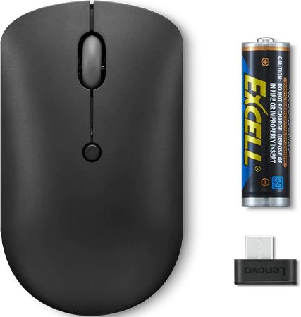 Мышь Lenovo 400 Wireless USB-C черный (GY51D20865)