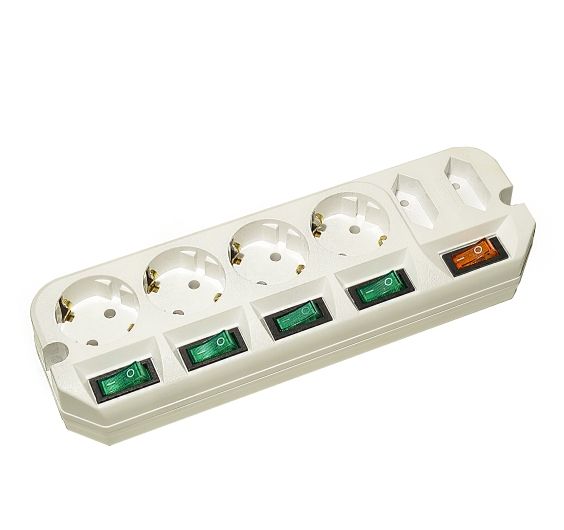 Сетевой фильтр Most A16 3м 6 розеток белый Сетевой фильтр Most A16 3м 6 розеток белый