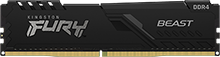 Оперативная память Kingston Fury Beast Black 8GB DDR4 (KF432C16BB/8WP)