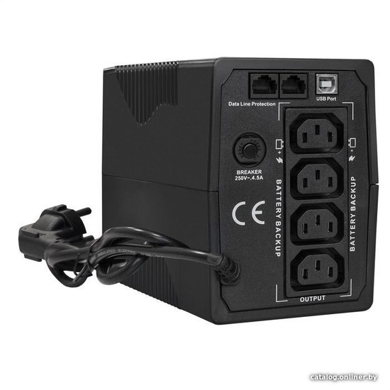 Источник бесперебойного питания ExeGate SpecialPro UNB-800.LED.AVR.4C13.RJ.USB (EX292774RUS)
