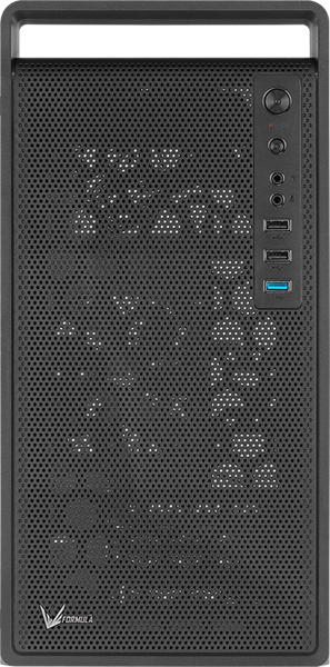 Корпус AeroCool CS-109-S-BK-v1 без БП черный (ACCS-PC17013.11)