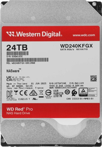 Жесткий диск WD 24TB WD241KRYZ
