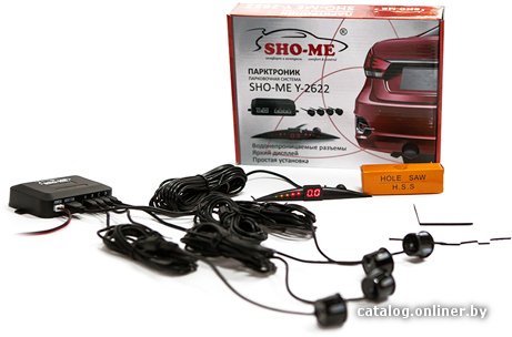 Парковочный радар Sho-Me Y-2622 черный
