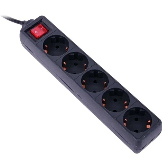 Сетевой фильтр PC Pet AP01006-5-BK черный