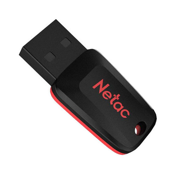 USB Flash-накопитель Netac U197 8Gb черный/красный (NT03U197N-008G-20BK)
