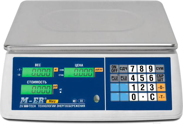 Весы торговые Mertech M-ER 223 AC-32.5 белый (3623)