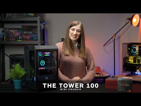 Корпус Thermaltake The Tower 100 Mini Racing Green (CA-1R3-00SCWN-00)
