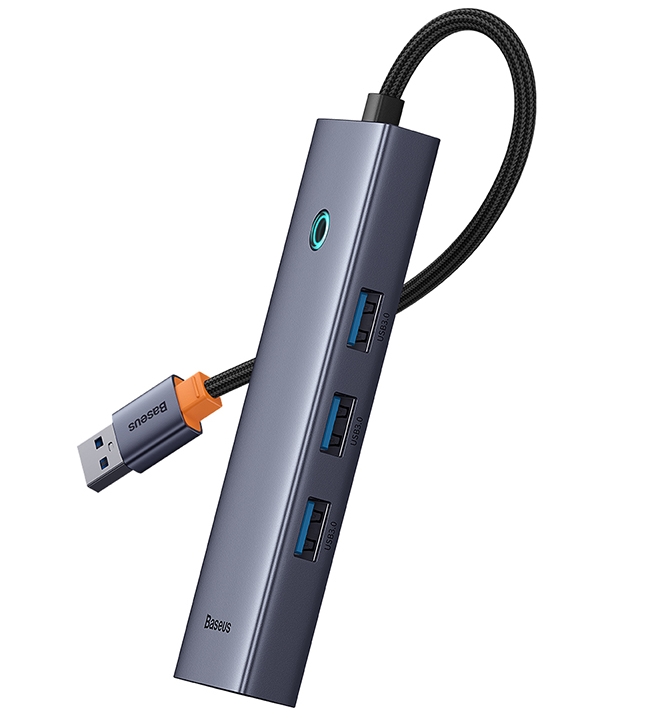 USB-хаб Baseus BS-OH109 Space Grey (B0005280A813-01)