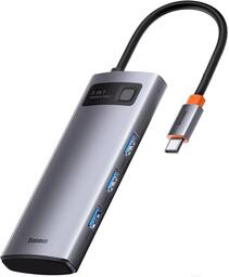 USB-хаб Baseus Metal Gleam Gray (CAHUB-CX0G)