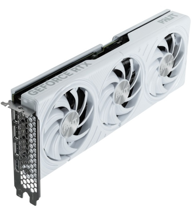 Видеокарта Palit GeForce RTX 5070 White OC 12Gb GDDR7 (NE75070U19K9-GB2050W)