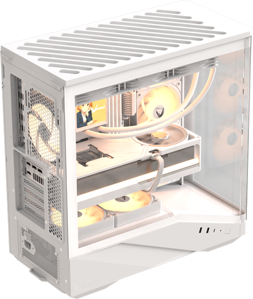 Корпус Formula V Line Crystal U9 PA без БП White