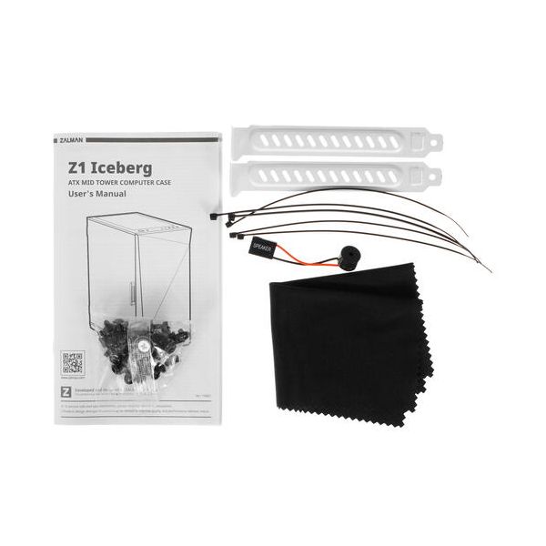 Корпус Zalman Z1 Iceberg без БП White