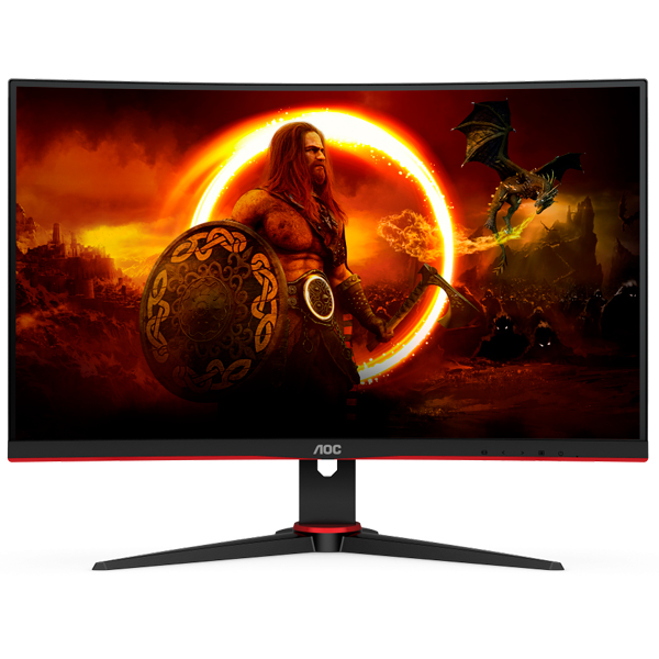 Монитор AOC C24G2AE/BK Black/Red