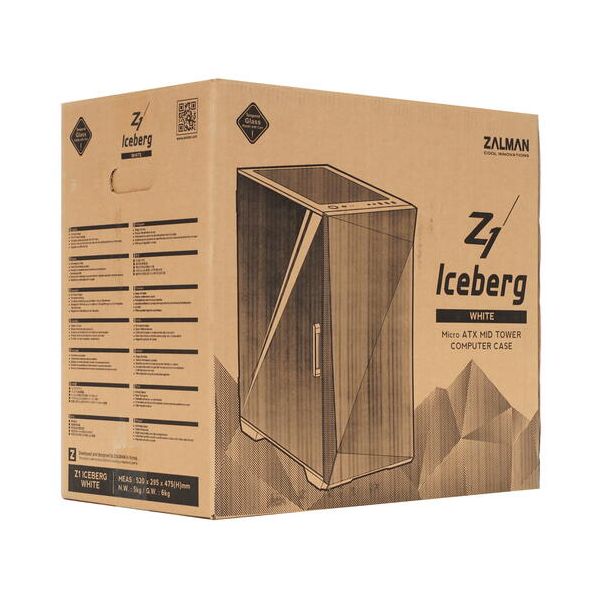 Корпус Zalman Z1 Iceberg без БП White