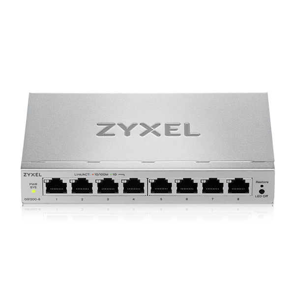 Коммутатор Zyxel GS1200-8V3-EU0101F