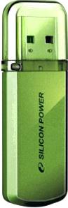 USB Flash-накопитель Silicon-Power Helios 101 8Gb Green (SP008GBUF2101V1N)