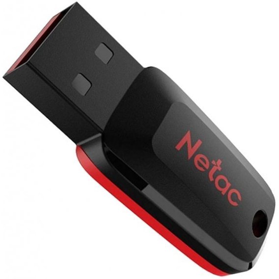 USB Flash-накопитель Netac U197 8Gb черный/красный (NT03U197N-008G-20BK)
