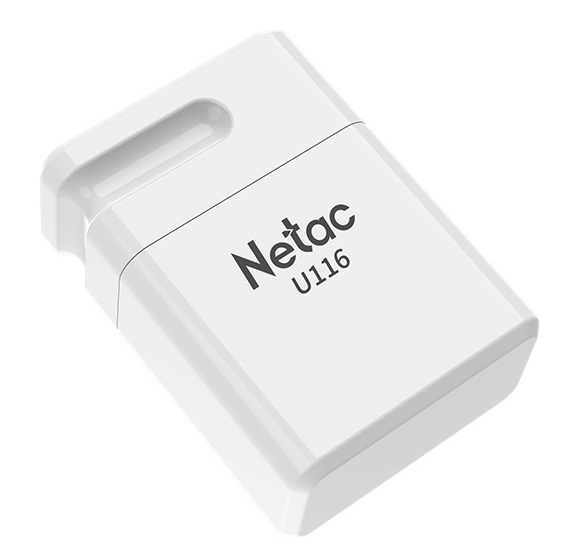 USB Flash-накопитель Netac U116 128GB белый (NT03U116N-128G-32WH)