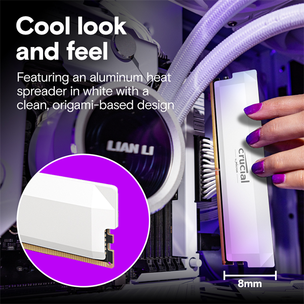 Оперативная память Crucial 64GB DDR5 White (CP2K32G64C40U5W)