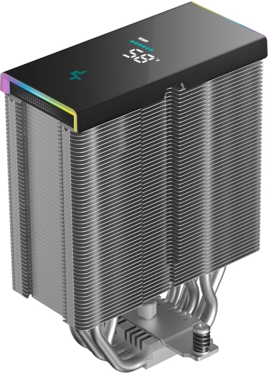 Кулер для процессора DeepCool AK500S Digital SE черный (R-AK500S-BKADMN-GJD) + термопаста Deepcool Z3 (DP-TIM-Z3-2)