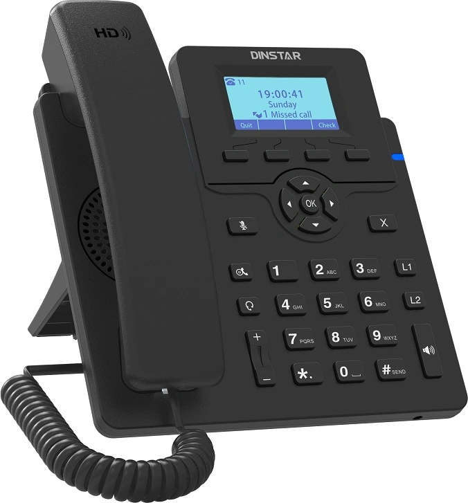 IP-телефон Dinstar C60GP черный