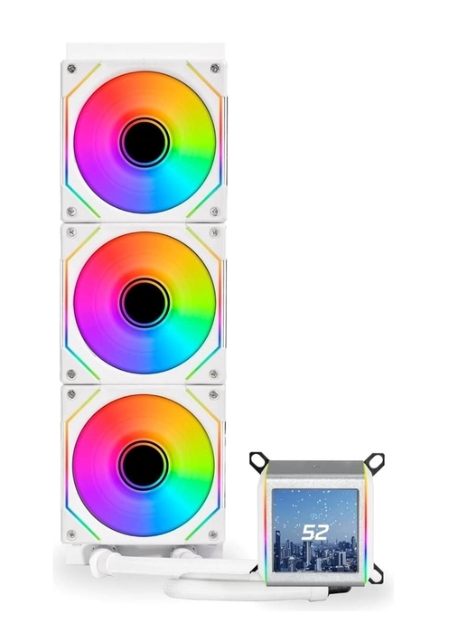 Кулер для процессора Lian Li Galahad II LCD SL-Infinity 360 White (G89.GA2ALCD36INW.00)