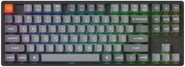 Клавиатура Keychron QMK K8 Max Brown Switch (K8M-Ј3-RU)