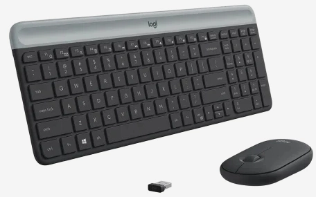 Набор периферии Logitech MK470 графитовый/светло-серый (920-009180)