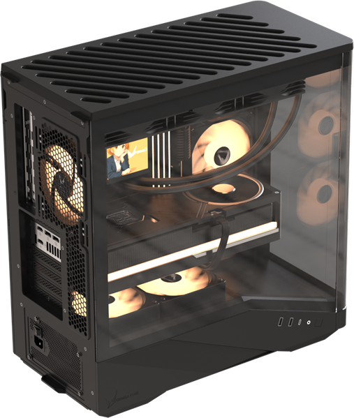 Корпус Formula V Line Crystal U9 PA без БП Black