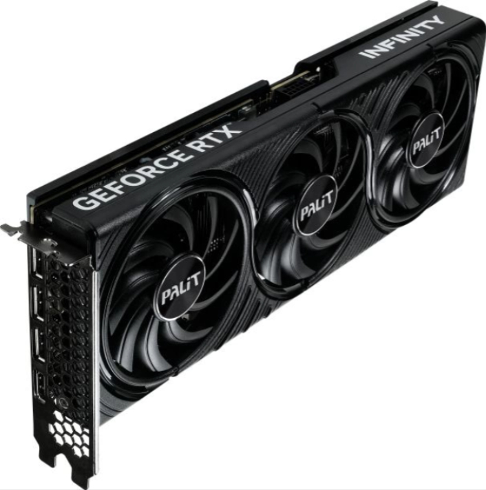 Видеокарта Palit GeForce RTX 5070 Infinity 3 OC 12GB GDDR7 (NE75070S19K9-GB2050S)