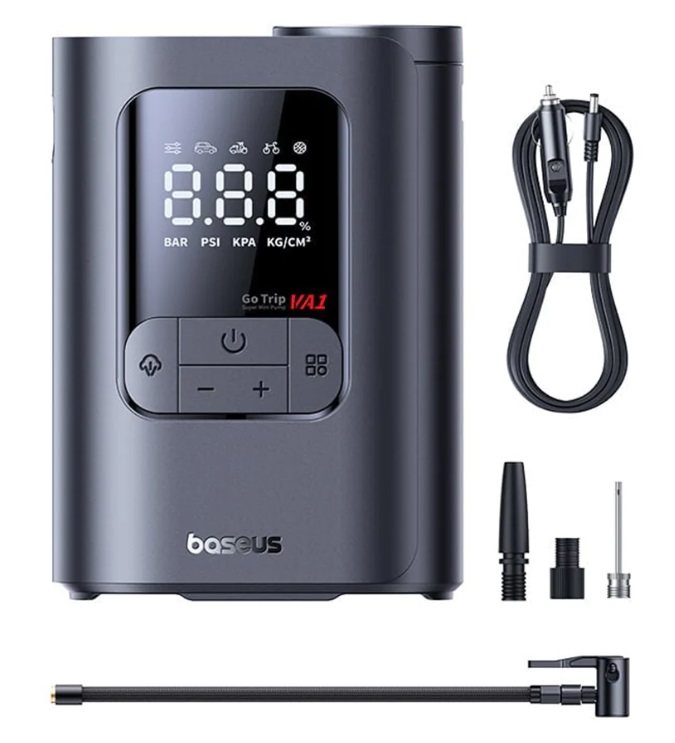 Автомобильный компрессор Baseus GoTrip VA1 C0119701 Cosmic Black (C01197)