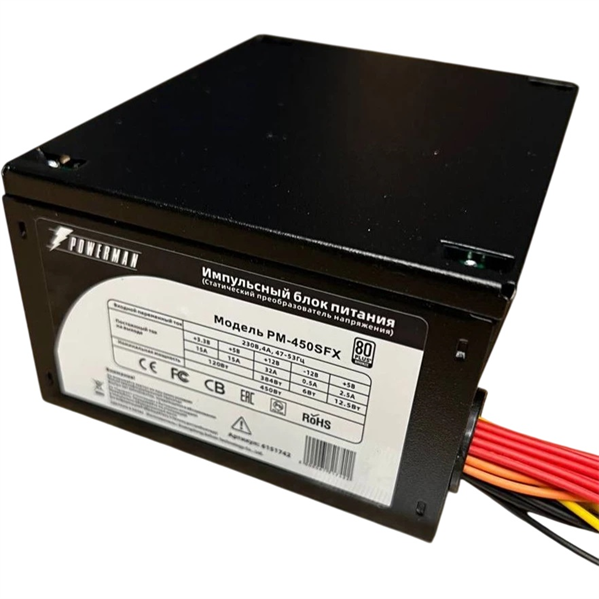 Блок питания Powerman PM-450SFX 450W (6188904) Блок питания Powerman PM-450SFX 450W (6188904)