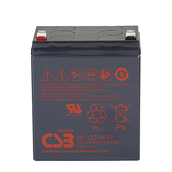 Аккумулятор для ИБП CSB HR 1221W F2 черный