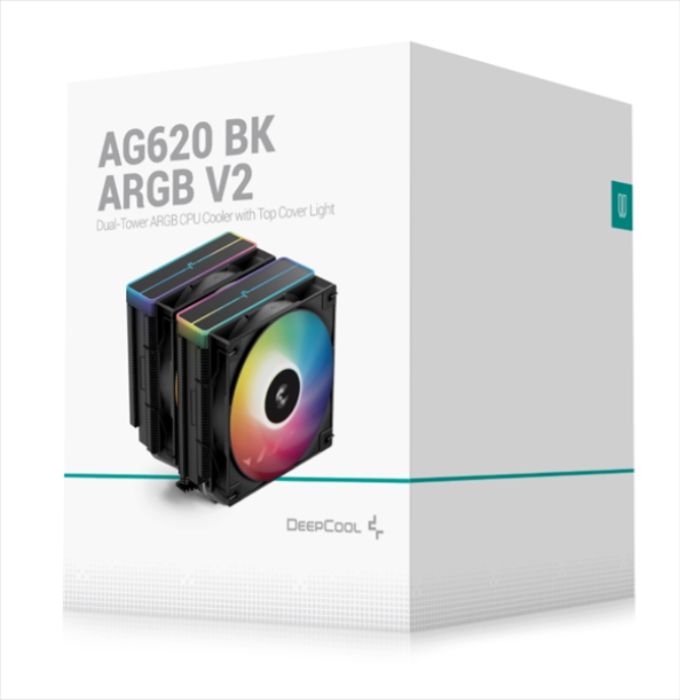 Кулер для процессора DeepCool AG620 BK ARGB V2 (R-AG620-BKAMMN-GJD)