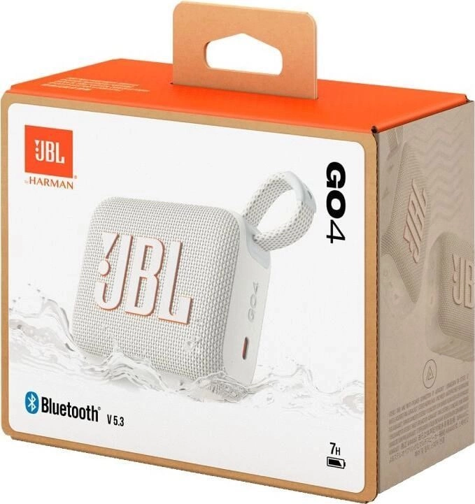 Беспроводная колонка JBL Go 4 White (JBLGO4WHT)