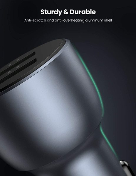 Автомобильное зарядное Ugreen CD213-10144 Gray (10144)