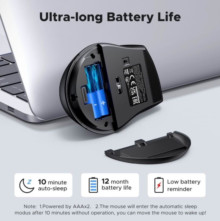 Мышь Ugreen M511 Black (45012)