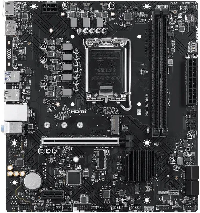 Материнская плата MSI PRO H610M-B DDR5