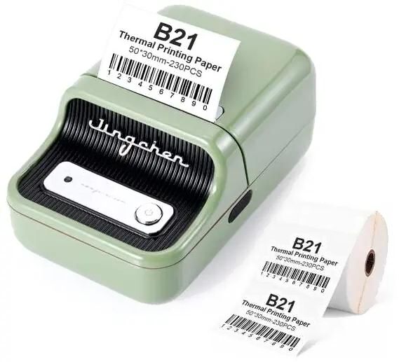 Термопринтер Niimbot B21S зеленый (1746725)