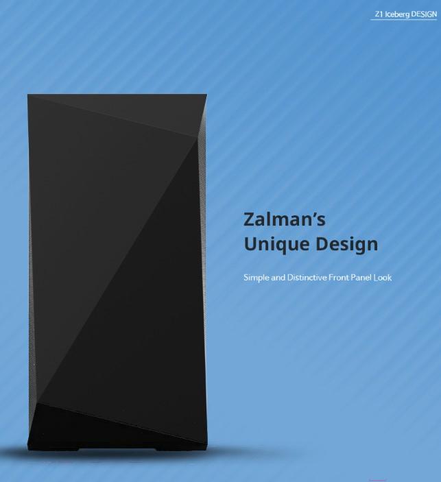 Корпус Zalman Z1 Iceberg без БП Black