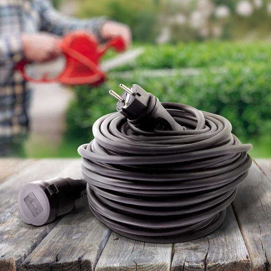 Удлинитель ЭРА UPx-1e-3x2,5-40m-IP44(KG) черный (Б0050865)