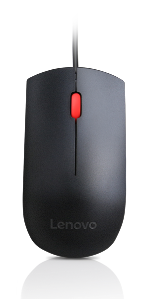 Мышь Lenovo Essential USB Mouse черный (4Y50R20863)