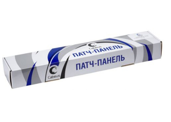 Патч-панель Cabeus PL-24-Cat.5e-Dual