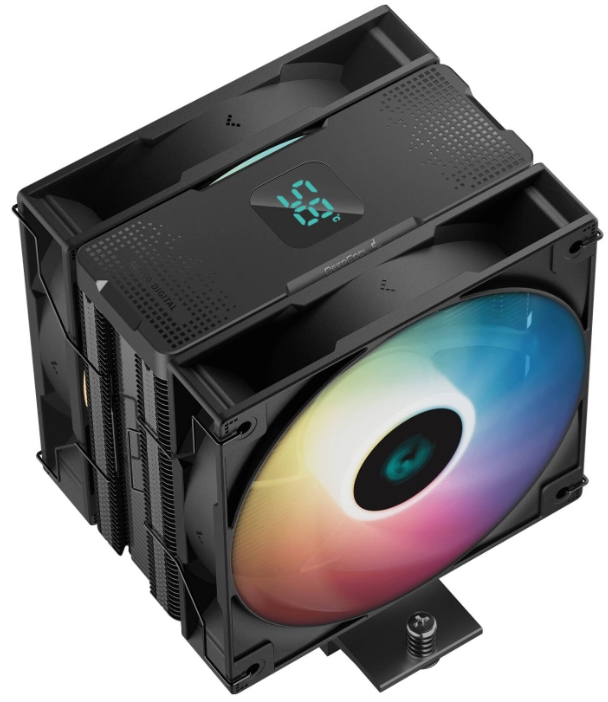 Кулер для процессора DeepCool AG400 DIGITAL PLUS (R-AG400-BKADMP-G-1)