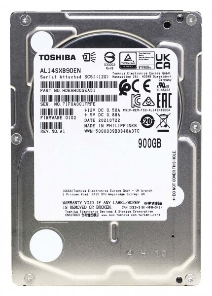 Жесткий диск Toshiba 900GB (AL14SXB90EN)